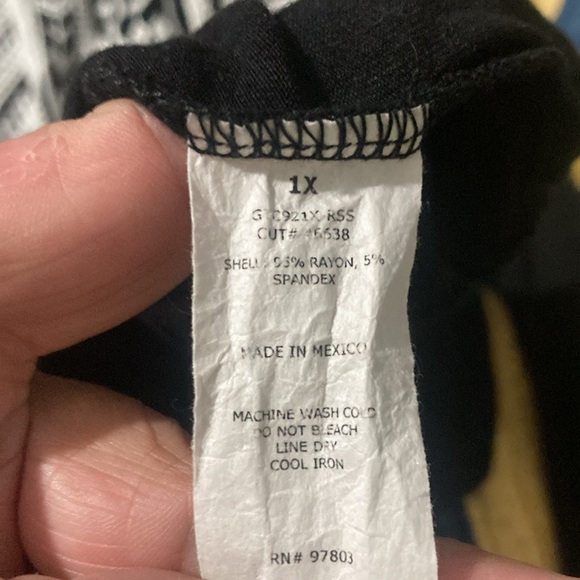 Green Envelope Top Size 1X - Picture 6 of 6